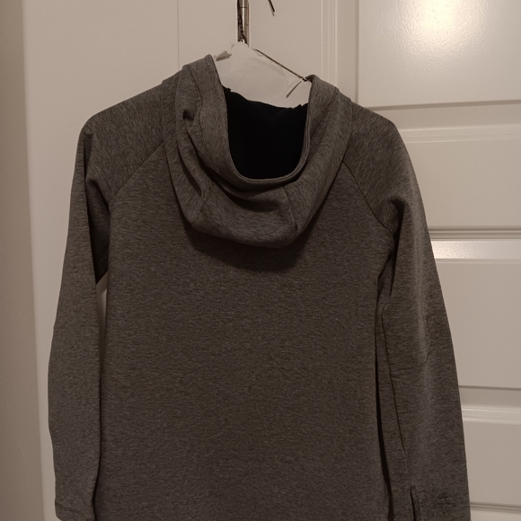 Nike grey and black zip-up hoodie jacket youth size L - Picture 2 of 4